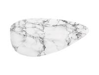 pt' Platte Marmoreffekt weiß Marble 34 cm