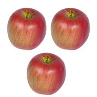 Bellatio 5x stuks kunstfruit decofruit appels van ongeveer 8 cm -