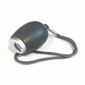 Huismerk Draagbare digitale projectie alarm klok mini projector LED klok Carry time zaklamp klok met hangende touw (grijs)