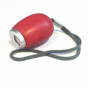 Huismerk Draagbare digitale projectie alarm klok mini projector LED klok Carry time zaklamp klok met hangende touw (rood)
