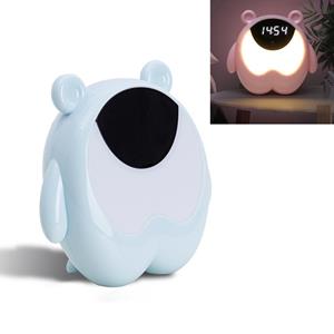 huismerk Creative Time Light Childrens Slaapkamer Smart Timer Bedside Wekker Stijl:Monochrome 3W(Blauw)