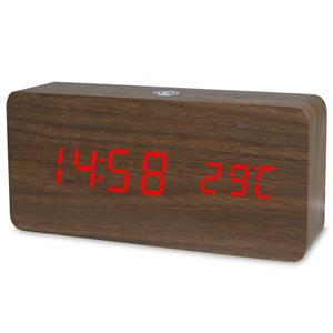 huismerk LT-1035 LED Display Digitale APP Smart Wekker (Rood licht sequoia)