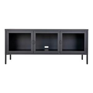 Artichok Ellis metalen tv meubel zwart - 130 x 40 cm