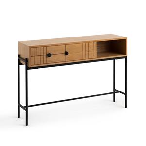 LA REDOUTE INTERIEURS Console in eik met opberging, Clara