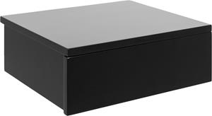 ebuy24 Avignon Nachttisch 1 Schublade schwarz. - Schwarz