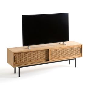 LA REDOUTE INTERIEURS TV-meubel in eik en vlechtwerk 160 cm, Waska