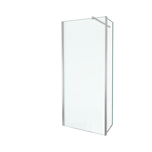 Balmani Move inloopdouche met beweegbare zijwand 90 x 200 cm helder glas glanzend chroom profiel