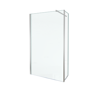 Balmani Move inloopdouche met beweegbare zijwand 120 x 200 cm helder glas glanzend chroom profiel