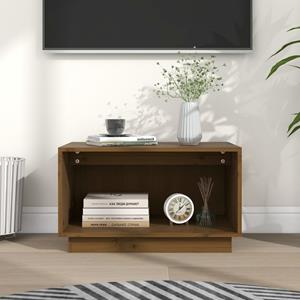VidaXL Tv-meubel 60x35x35 cm massief grenenhout honingbruin