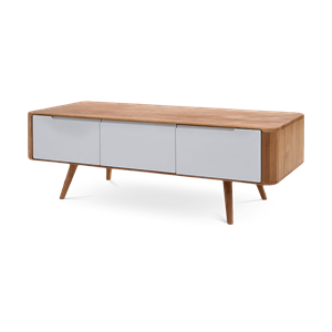 Gazzda Ena lowboard houten tv meubel naturel - 135 x 55 cm