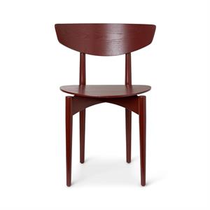 Ferm Living Herman Eettafelstoel Ash/Rood Bruin