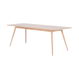 Gazzda Stafa table houten eettafel whitewash - 200 x 90 cm