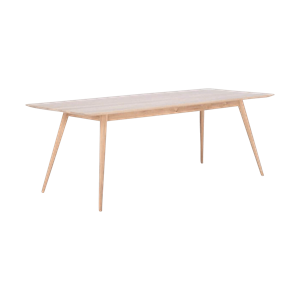 Gazzda Stafa table houten eettafel whitewash - 220 x 90 cm