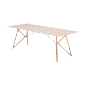 Gazzda Tink table houten eettafel whitewash - 220 x 90 cm
