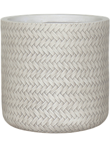 Baq Angle Cylinder White, 24x24cm