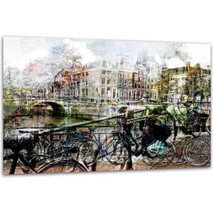 Ter Halle Glasschilderij 80 X 120 Cm The Holland Misty City