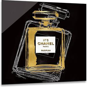 Ter Halle Glasschilderij 80 X 80 Cm Chanel Eau De Parfum