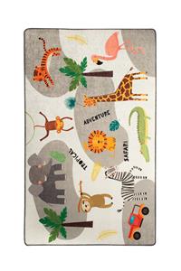 Teppich Safari CHL, Bunt, 100 x 160 cm, 100% Samtstoff, Conceptum Hypnose