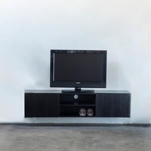 Giga Meubel Zwevend Tv-meubel Roman Zwart 150cm - 