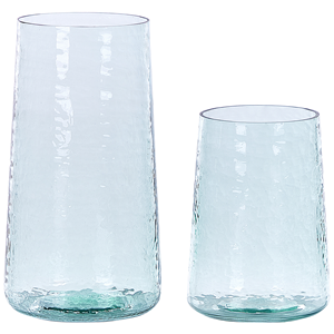 BELIANI Set van 2 glazen vazen GOBI