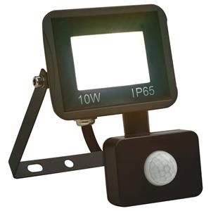 vidaXL LED-Fluter mit Sensor 10 W Kaltweiß 