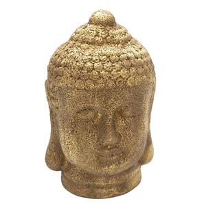 Clayre & Eef Goude Decoratie Hoofd Boeddha 14*14*23 Cm 6ce1304