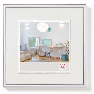 Walther Design New Lifestyle Kunststof Fotolijst 13x13cm Zilver