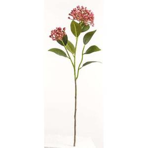Leen Bakker Hortensia tak - rood - 53 cm