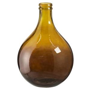 Leen Bakker Vaas Amber - gerecycled glas - 43xø29 cm