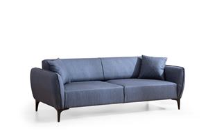 Kauf-unique Sofa 3-Sitzer - Stoff - Blau - ZADAR