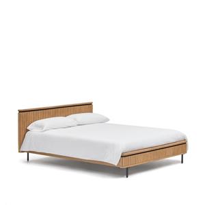 Kave Home Bed Licia Mangohout, 160 x 200cm - Bruin