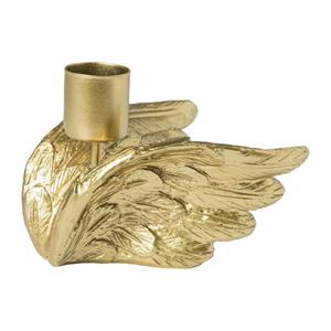 Xenos Kandelaar vleugels - goudkleurig - 9x7,5x7 cm