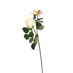 DEPOT Stielblume Rose ca.80cm, weiss