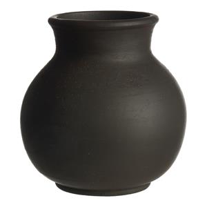 DEPOT Vase Pottery ca.18cm, schwarz
