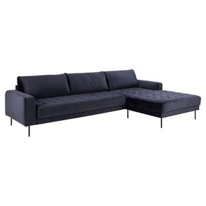 ebuy24 Sofa »Rouge 2,5-Sitzer-Sofa mi.//Dunkelblau//Rechtsgewen«