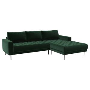 ebuy24 Sofa »Rouge 2,5-Sitzer-So.//Dunkelgrün//Rechtsgewen«