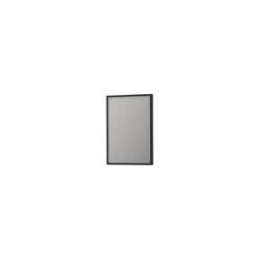INK Spiegels Spiegel SP18 rechthoek in stalen kader 80x60cm Mat zwart 8409020
