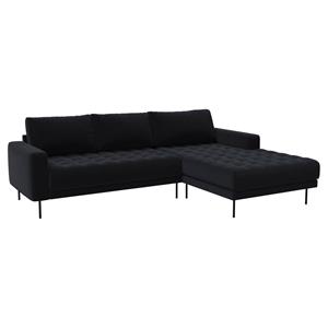 ebuy24 Sofa »Rouge 2,5-Sitzer-Sofa.//Anthrazitgrau//Rechtsgewen«