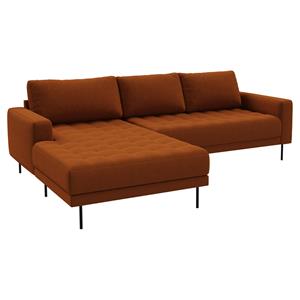 ebuy24 Sofa »Rouge 2,5-Sitzer-Sofa m.//Kupferfarben//Linksgewen«