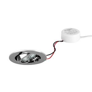 BRUMBERG LED inbouwspot Tirrel-R, RC, driver rond, chroom