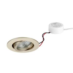 BRUMBERG LED inbouwspot Tirrel-R, RC, driver rond, licht goud