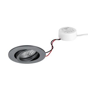 BRUMBERG LED inbouwspot Tirrel-R RC driver rond, titaan mat