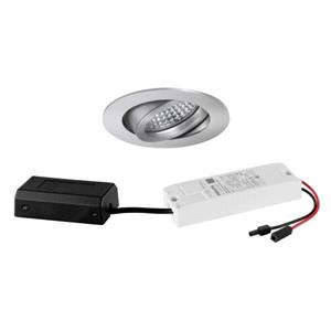 BRUMBERG LED inbouwspot Tirrel-R DALI aansluitdoos mat aluminium