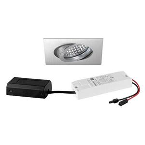 BRUMBERG LED inbouwspot Tirrel-S DALI aansluitdoos, mat aluminium