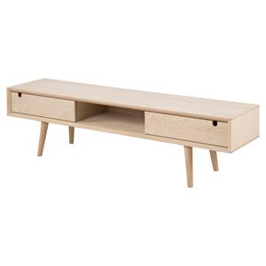 Lisomme Roosje houten tv meubel naturel - 160 x 43 cm