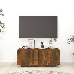 VidaXL Tv-meubel 100x35x40 cm bewerkt hout gerookt eikenkleurig