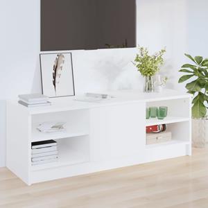 VidaXL Tv-meubel 102x35,5x36,5 cm bewerkt hout wit