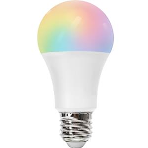 BES LED LED Lamp - Smart LED - Aigi Lexus - Bulb A65 - 14W - E27 Fitting - Slimme LED - Wifi LED - RGB + Aanpasbare Kleur - Mat Wit - Kunststof