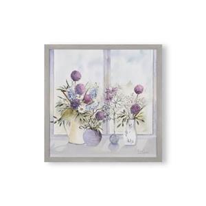 Laura Ashley - Print In Frame - Allium Blooms - 50x50cm