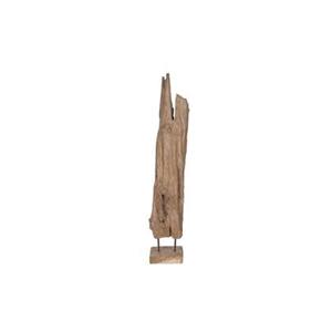 Natural Collections Teak houten standaard op voet - 18 x 7 x 105 cm